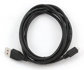 Kaabel Gembird USB (typ A)-microUSB, 3m hind ja info | Mobiiltelefonide kaablid | hansapost.ee