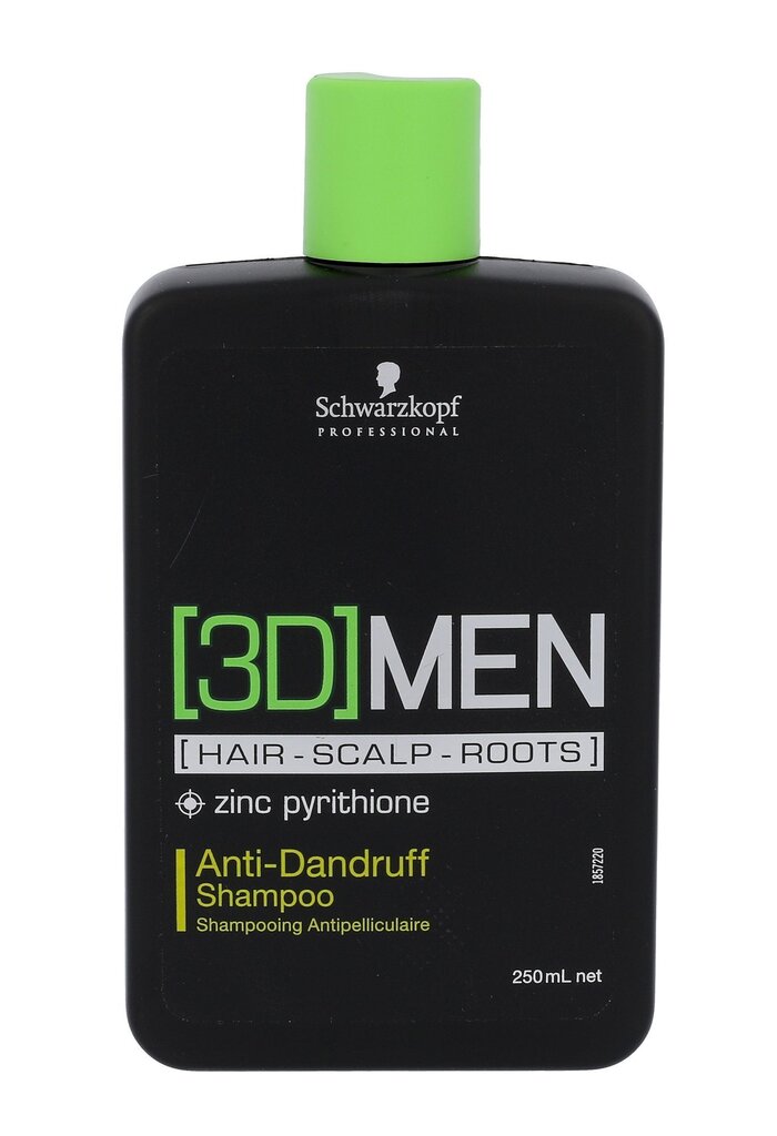 Schwarzkopf Professional 3DMEN šampoon meestele 250 ml hind ja info | Šampoonid | hansapost.ee