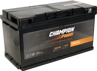 Аккумулятор Champion Power 100AH 750A цена и информация | Аккумуляторы | hansapost.ee
