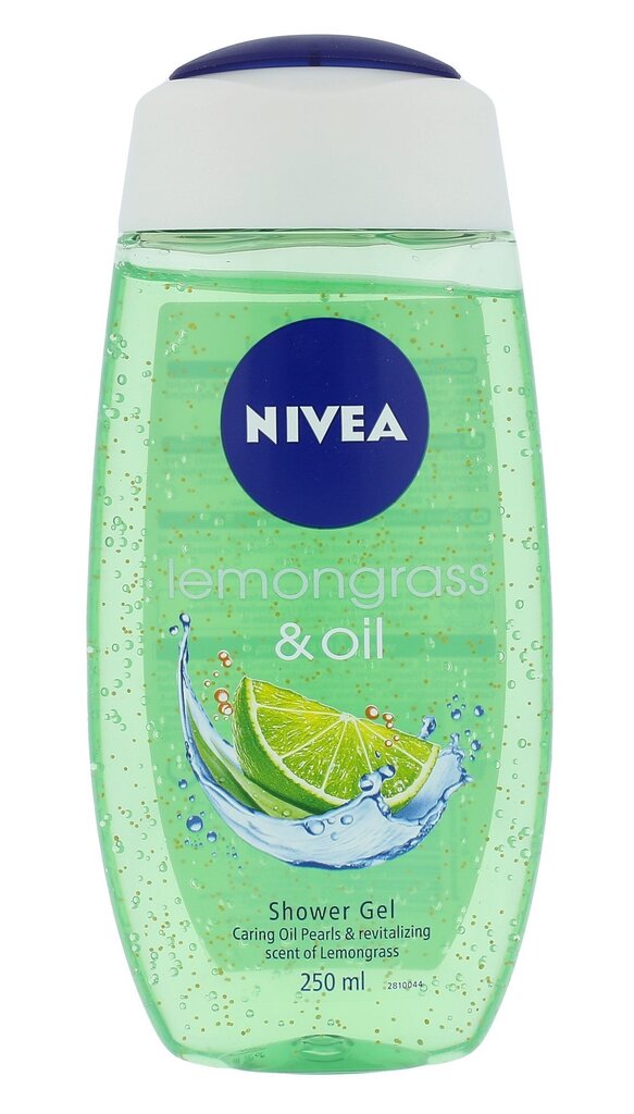Nivea Lemongrass & Oil dušigeel 250 ml цена и информация | Dušigeelid, õlid | hansapost.ee