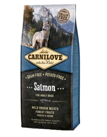 Carnilove Salmon for Adult koeratoit 12 kg hind ja info | Koerte kuivtoit ja krõbinad | hansapost.ee