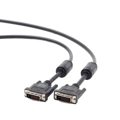 Кабель Gembird DVI-D, 3 м, черный цена и информация | Кабели и провода | hansapost.ee