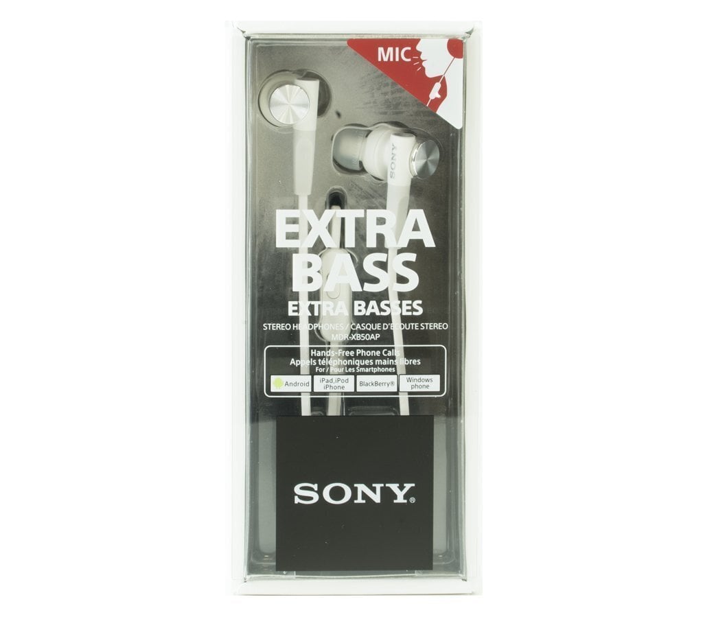 Sony MDR-XB50AP White hind ja info | Kõrvaklapid | hansapost.ee