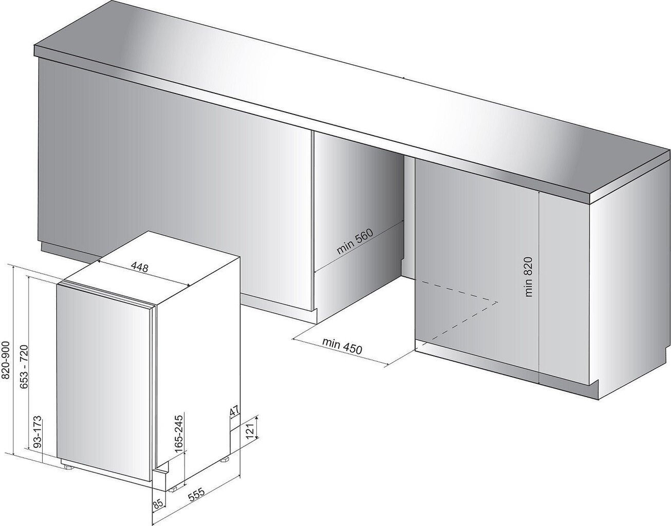 Hotpoint-Ariston HSIP4O21WFE цена и информация | Nõudepesumasinad | hansapost.ee