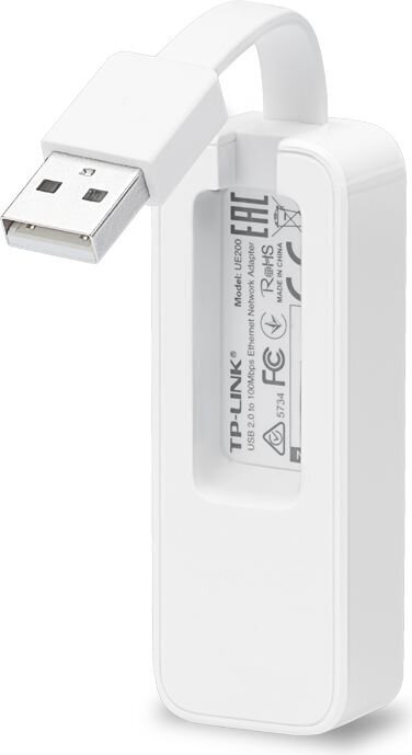 TP-Link UE200 100Mb/s Ethernet võrgukaart USB 2.0 цена и информация | USB adapterid ja jagajad | hansapost.ee