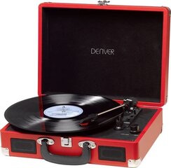 Vinüülplaadimängija Denver VPL-120 Red price and information | Vinyl record players | hansapost.ee