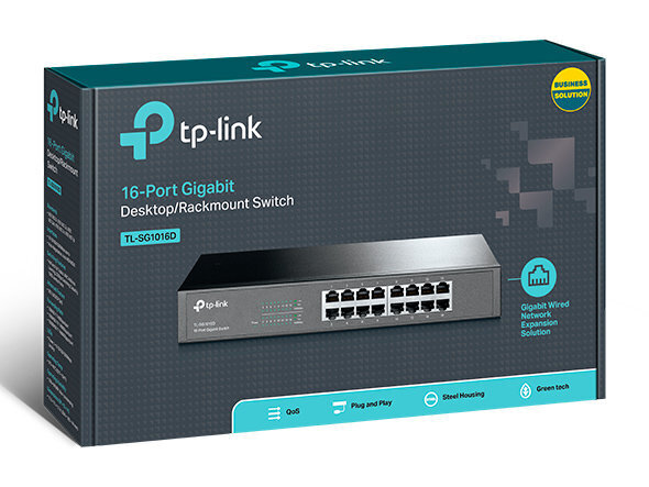 Kommutaator TP-Link TL-SG1016D цена и информация | Võrgulülitid | hansapost.ee