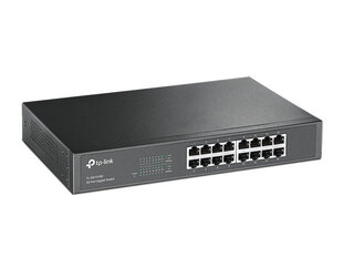 16-портовый гигабитный настольный/стоечный коммутатор TP-Link TL-SG1016D  цена и информация | Коммутаторы (Switch) | hansapost.ee