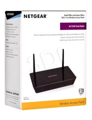 Netgear SOHO AC1200 Dual Band 802.11ac Wireless Access Point (WAC104) цена и информация | Точки беспроводного доступа (Access Point) | hansapost.ee