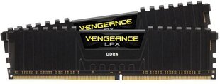 Operatiivmälu Corsair Vengeance LPX 16GB 3000MHz DDR4 CL15 KIT OF 2 CMK16GX4M2B3000C15 hind ja info | Corsair Mobiiltelefonid ja lisatarvikud | hansapost.ee