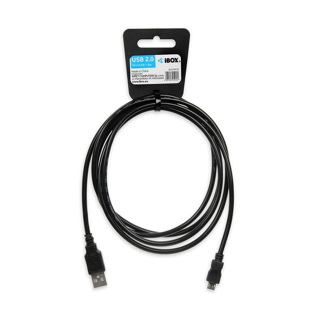 I-BOX MICRO USB Kaabel 2A 1,8m цена и информация | Juhtmed ja kaablid | hansapost.ee