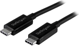 STARTECH 1m Thunderbolt 3 20Gbps Cable hind ja info | StarTech Mobiiltelefonid, fotokaamerad, nutiseadmed | hansapost.ee