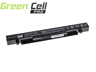 Green Cell PRO Laptop Battery A41-X550A для A450 A550 R510 R510CA X550 X550CA X550CC X550VC 2600mAh цена и информация | Аккумуляторы для ноутбуков | hansapost.ee