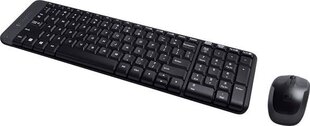 Беспроводная клавиатура Logitech MK220 (RU) Combo, черная цена и информация | Клавиатура с игровой мышью 3GO COMBODRILEW2 USB ES | hansapost.ee