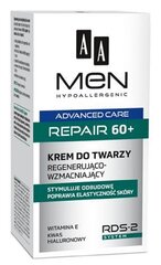 Taastav näokreem AA Men Advanced Care 60+ meestele 50 ml цена и информация | Кремы для лица | hansapost.ee