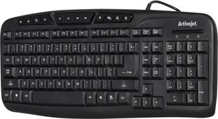Activejet K-3113 цена и информация | Клавиатура с игровой мышью 3GO COMBODRILEW2 USB ES | hansapost.ee