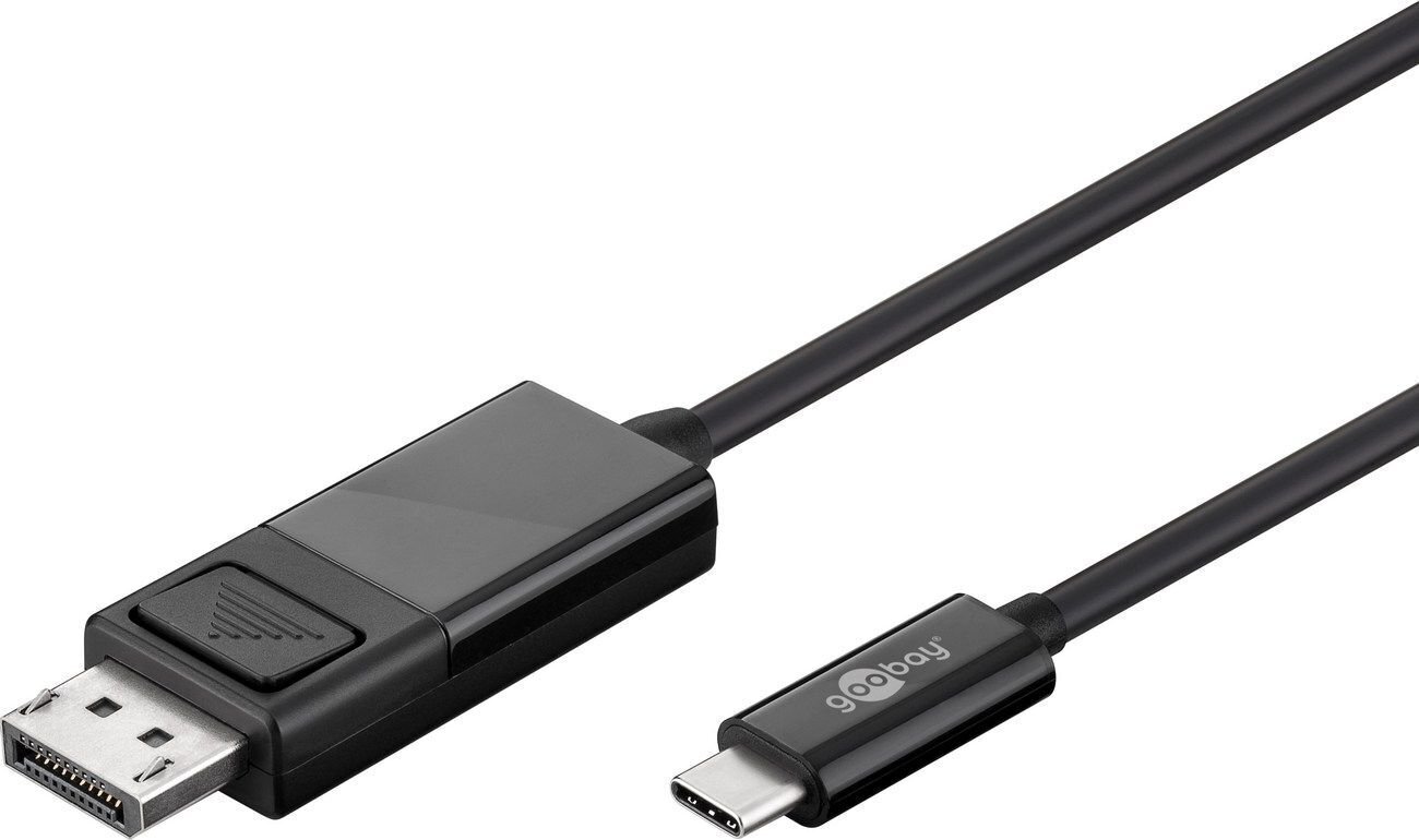 USB-C to Displayport, 1.2 m цена и информация | Juhtmed ja kaablid | hansapost.ee