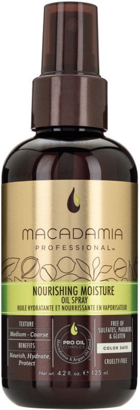 Sprei juukseõli Macadamia Nourishing Moisture 125 ml цена и информация | Juuksemaskid, õlid ja seerumid | hansapost.ee