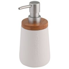 Дозатор для жидкого мыла Axentia Bonja Wellness, белый цена и информация | Аксессуары для ванной комнаты | hansapost.ee