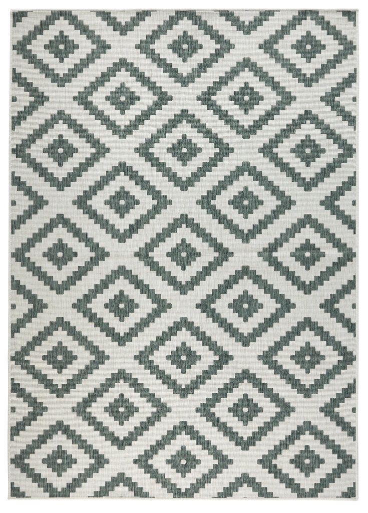 Vaip NORTHRUGS Twin Malta Green Cream, 120x170 cm hind ja info | Vaibad | hansapost.ee