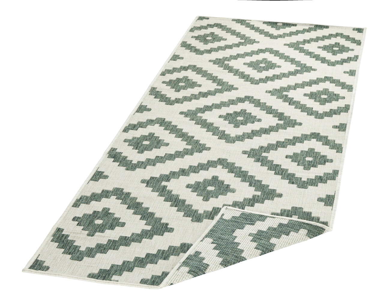 Vaip NORTHRUGS Twin Malta Green Cream, 120x170 cm hind ja info | Vaibad | hansapost.ee