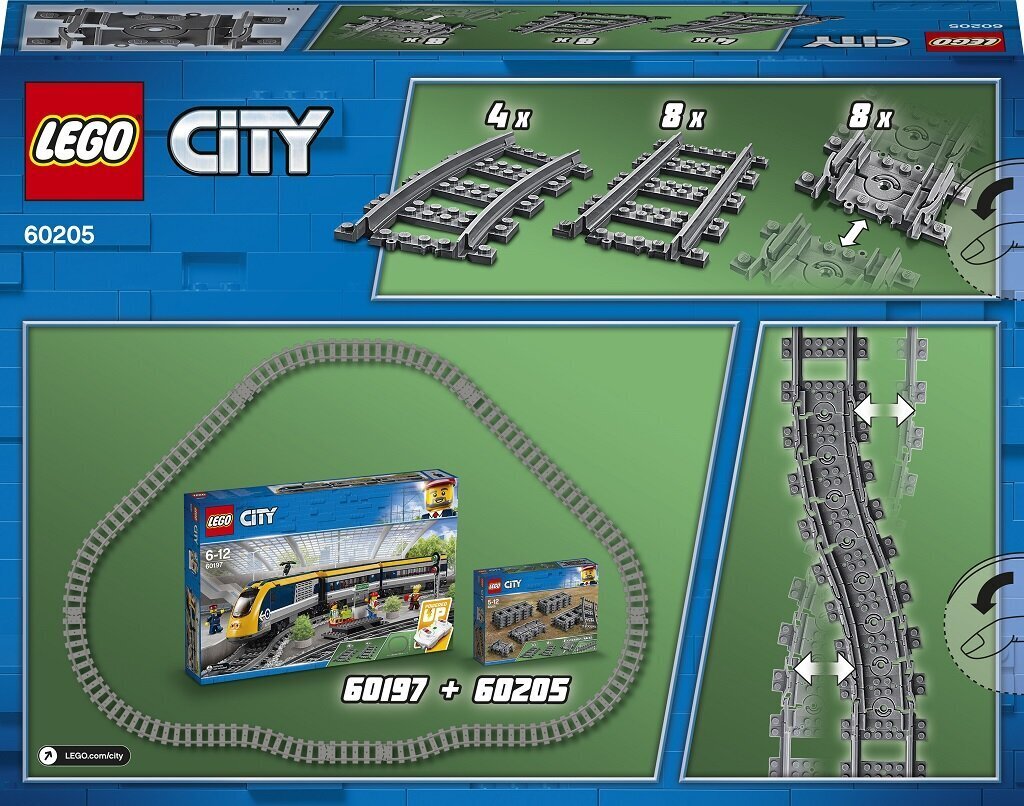60205 LEGO® City Rajad ja pöörded цена и информация | Klotsid ja konstruktorid | hansapost.ee