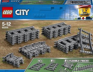 Lego City Trains 60205 Рельсы цена и информация | LEGO® Товары для детей и младенцев | hansapost.ee