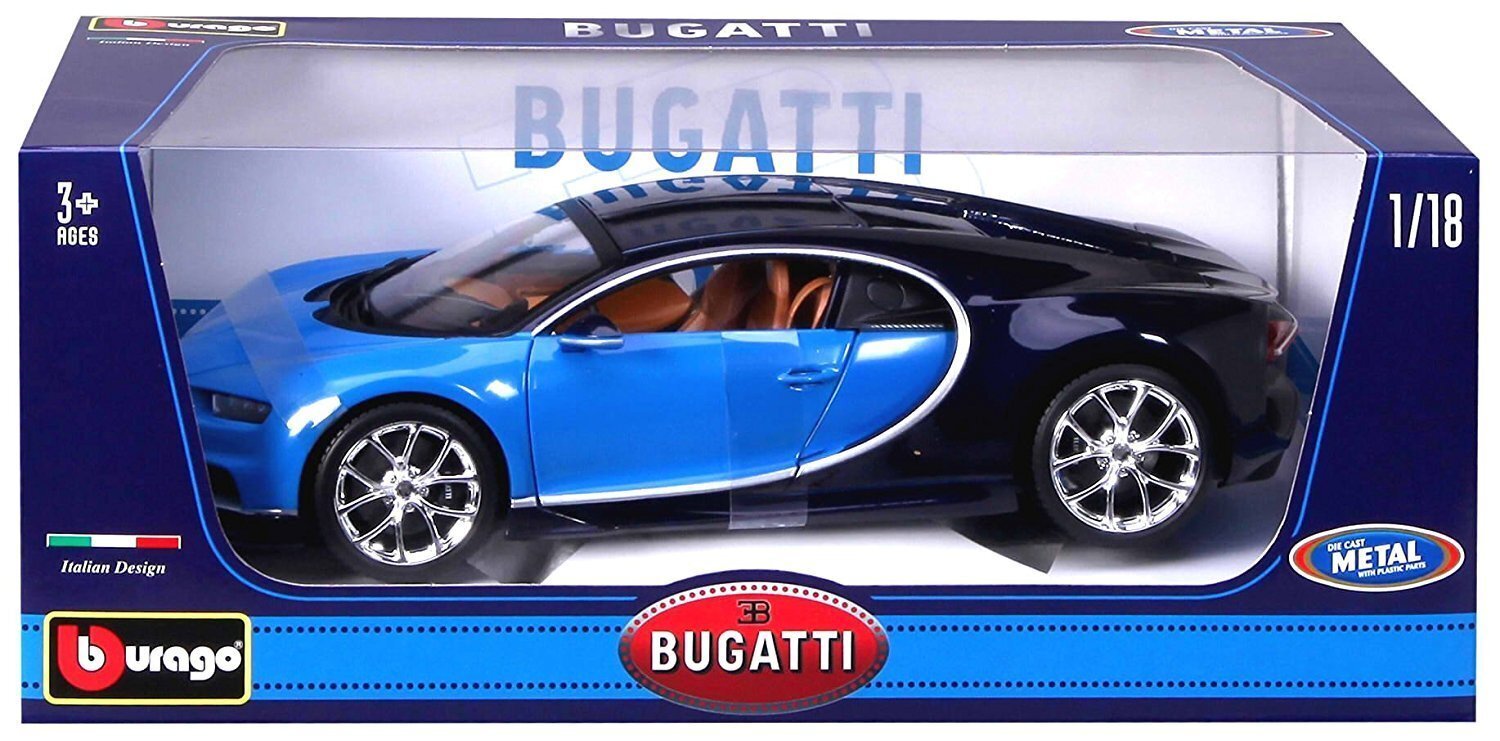 Mudelauto Bburago Bugatti Chiron 1:18 hind ja info | Mänguasjad poistele | hansapost.ee