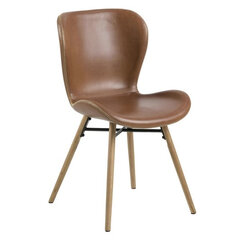 Комплект из 2-двух стульев Batilda, коричневый цена и информация | Стулья для кухни и столовой | hansapost.ee
