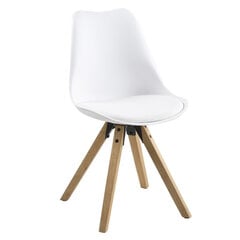 Комплект из 2 стульев Dima, белый цена и информация | Стулья для кухни и столовой | hansapost.ee