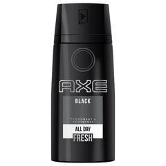 Дезодорант Axe Black 150 мл цена и информация | Дезодоранты | hansapost.ee