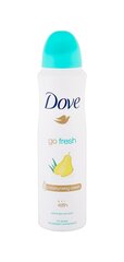 Pihustatav deodorant Dove Go Fresh Pear & Aloe Vera 150 ml hind ja info | Deodorandid | hansapost.ee