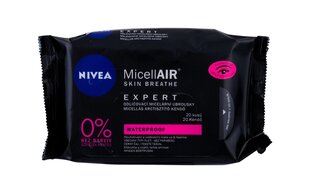 Niisked meigipuhastuslapid mitsellaarveega Nivea, 20 tk цена и информация | Аппараты для ухода за лицом | hansapost.ee