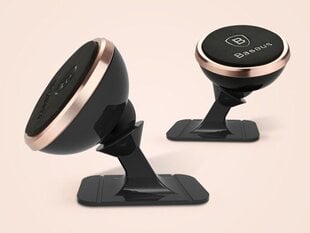 Baseus 360-Degree Universal Magnetic Car Mount Holder for Car Dashboard pink (SUGENT-NT0R) цена и информация | Держатели для телефонов | hansapost.ee