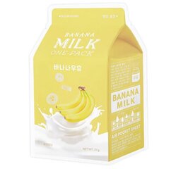 Toitev näomask A'Pieu_Milk One-pack Banana 20 g цена и информация | Маски для лица, патчи для глаз | hansapost.ee