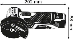 Lõikur Bosch GWS 12V-76 hind ja info | Lihvmasinad | hansapost.ee