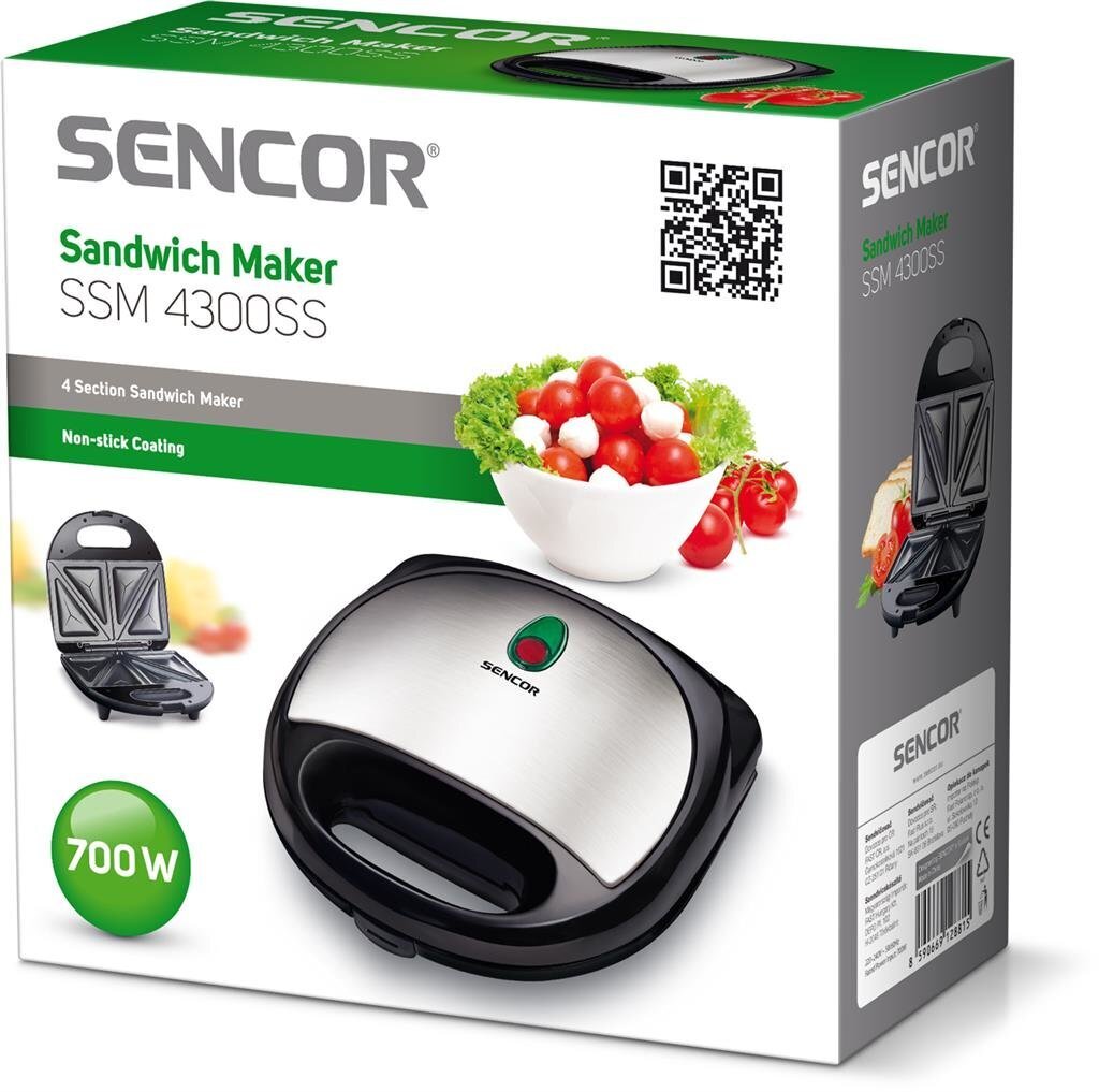 Sencor SSM 4300SS цена и информация | Võileivagrillid | hansapost.ee