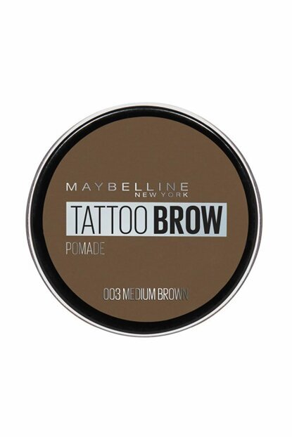 Kulmuvärv Maybelline New York Tattoo Brow 2 g, 03 Medium Brown цена и информация | Kulmupliiatsid, -puudrid ja -värvid | hansapost.ee