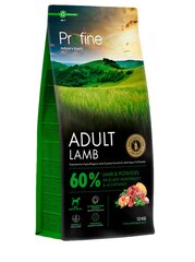 Profine Dog lambaliha ja kartulid Adult Lamb & Potatoes, 12 kg hind ja info | Koerte kuivtoit ja krõbinad | hansapost.ee