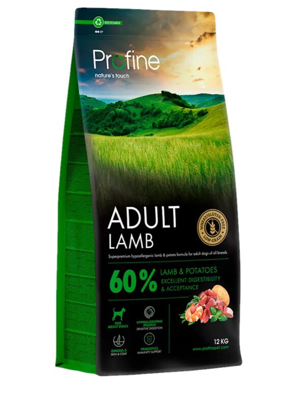 Profine Dog lambaliha ja kartulid Adult Lamb & Potatoes, 12 kg цена и информация | Koerte kuivtoit ja krõbinad | hansapost.ee