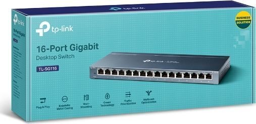 Tp-Link TL-SG116 hind ja info | Ruuterid | hansapost.ee