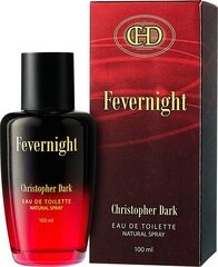 Tualettvesi Christopher Dark Fevernight EDT meestele, 100 ml цена и информация | Духи для Него | hansapost.ee