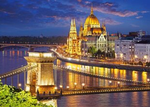 Castorland пазл Budapest view at dusk, 2000 элементов цена и информация | Пазлы | hansapost.ee