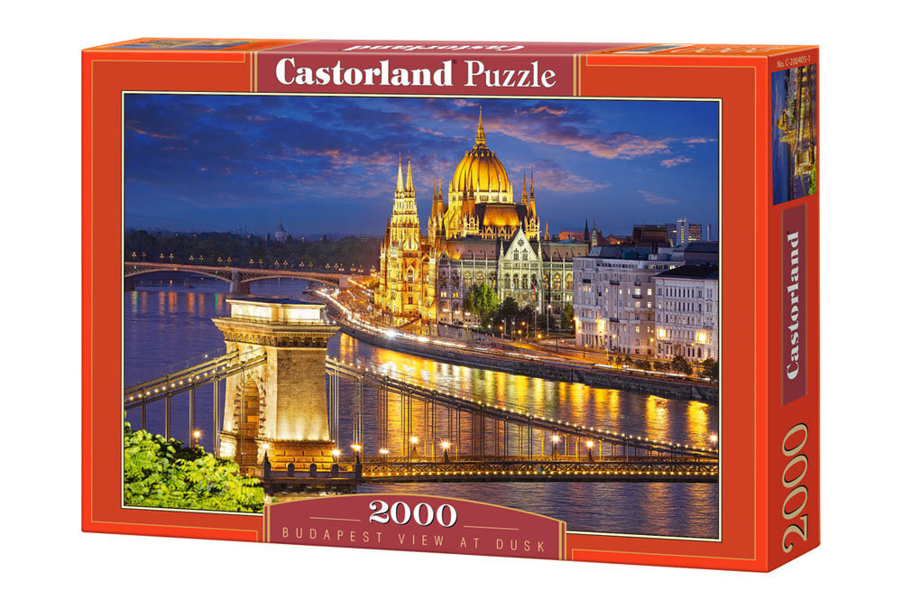 Castorland pusle Budapest view at dusk, 2000 tükki hind ja info | Pusled lastele ja täiskasvanutele | hansapost.ee