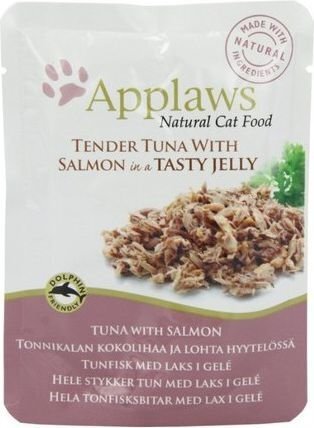 Applaws konserv kassidele tuunikala ja lõhega tarretises, 70 g hind ja info | Kassikonservid | hansapost.ee