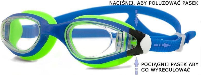 Ujumisprillid Aqua Speed Ceto, sinine/roheline hind ja info | Ujumisprillid | hansapost.ee