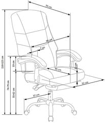 Kontoritool Alvin, must hind ja info | Kontoritoolid | hansapost.ee