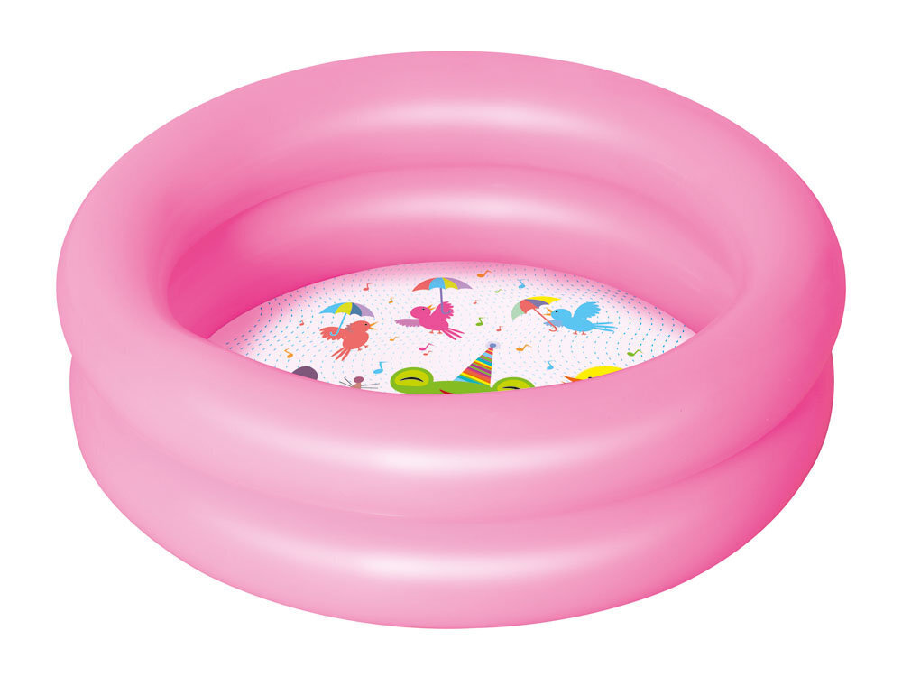 Täispuhutav bassein lastele Bestway, 61x15 cm, roosa/sinine цена и информация | Basseinid | hansapost.ee