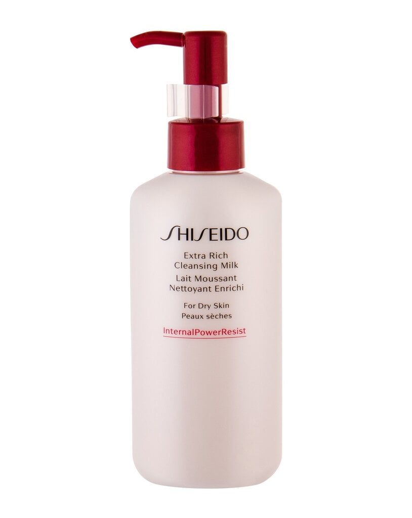 Näopuhastuspiim Shiseido Extra Rich 125 ml цена и информация | Näopuhastusvahendid | hansapost.ee