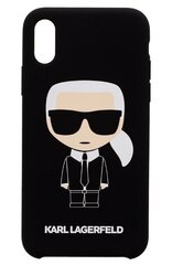 Mobiiltelefoni ümbris Karl Lagerfeld, Apple Iphone X/Xs jaoks, Must hind ja info | Telefonide kaitsekaaned ja -ümbrised | hansapost.ee